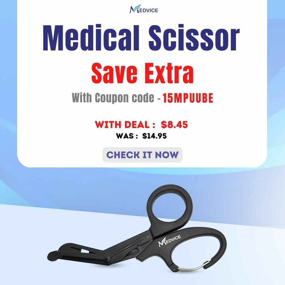 Get 15% off on MEDVICE Medical Scissors, EMT and Trauma Shears